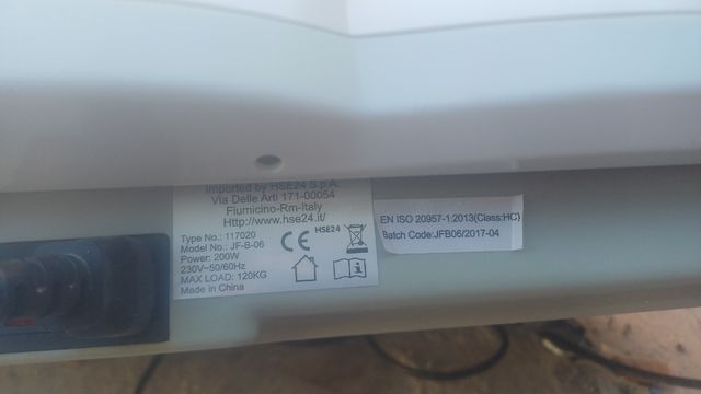 Pedana vibrante con elastici 
