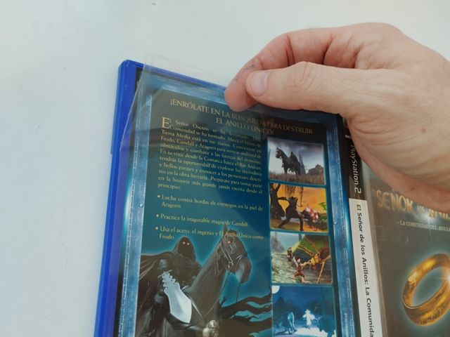 CAJA Juego ps2 de El Señor de los Anillos