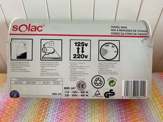 Plancha de viaje Solac Mod. 641