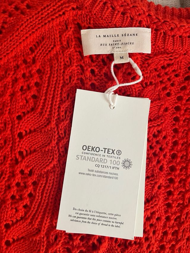 Jersey Sézane Zachary Coral Talla M