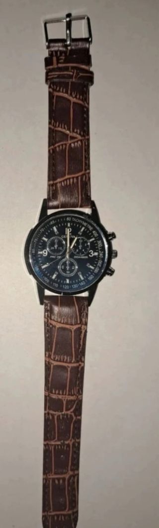 Orologio uomo fibbia marrone