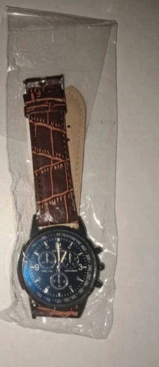 Orologio uomo fibbia marrone