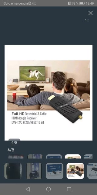 TV AOC 32" + TDT HD Edision nano T265+ DVB-T2.