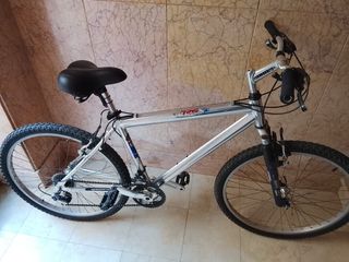 Bicicleta de Montaña Plateada