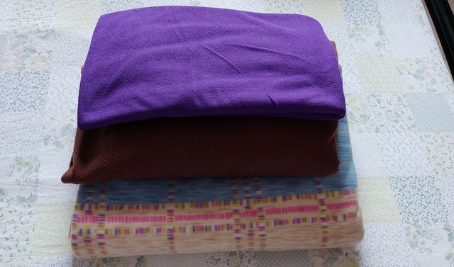 Tre Plaid letto singolo in pile