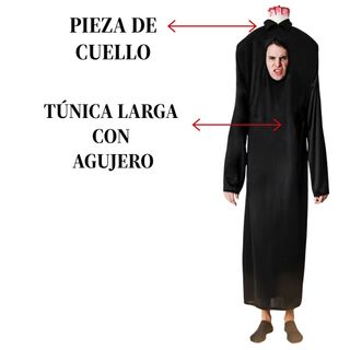 Disfraz Túnica Sin Cabeza Adulto