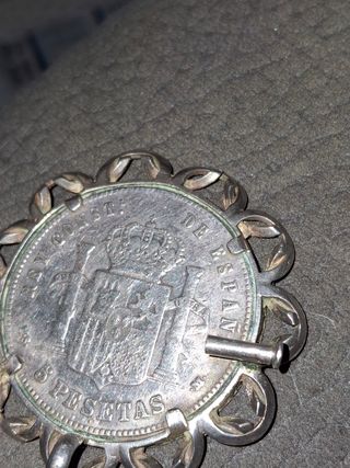 Moneda Alfonso XII 5 Pesetas 1885