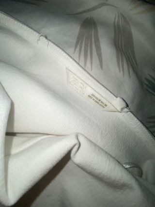 Top blanco de fiesta/gala de ZARA