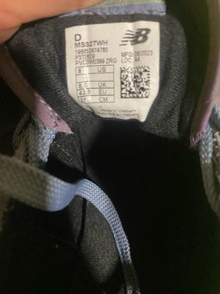 Zapatillas New Balance 42.5 Gris/Morado