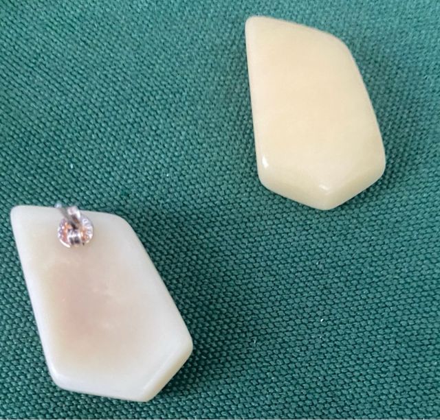 Conjunto de joyería marfil vegetal 