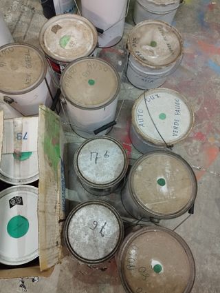 Lote 30kg Pintura Esmalte Botes con Tara