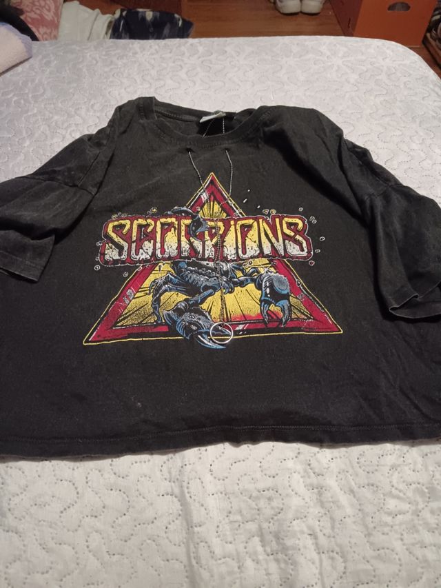 Camiseta Scorpions Negra