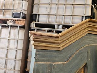 Mueble Nórdico Antiguo Madera Cocina