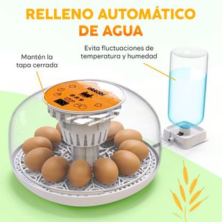 NUEVO | OKKOBI M12 INCUBADORA AUTOMATICA 12/24 HUE