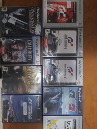 Lote 9 Videojuegos PS2: