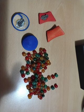 Orecchini bigiotteria arancioni e rossi