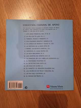 5 libros colección cuentos de apoyo