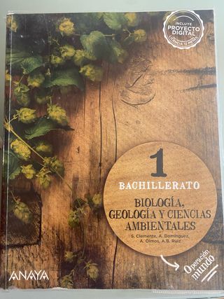 Biología, Geología y Ciencias Ambientales 1.
