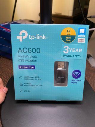 Adaptador WiFi USB TP-Link Archer T2U AC600