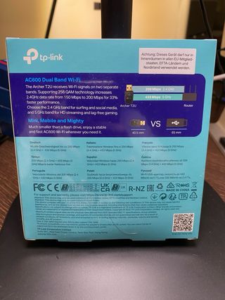 Adaptador WiFi USB TP-Link Archer T2U AC600