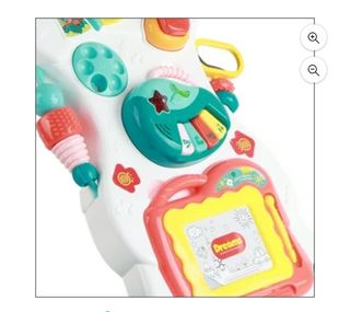 Andador bebé con piano y pizarra precio negociable