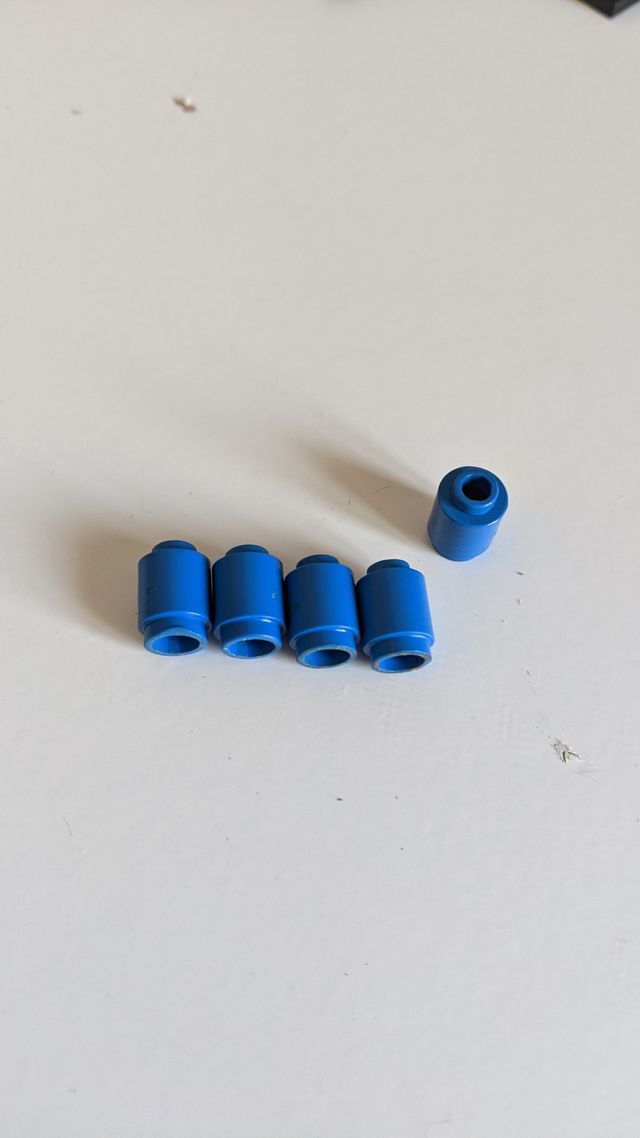 Lotto Pezzi LEGO Blu Gialli Rossi Neri Trasparenti