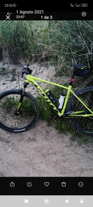Bicicleta de Montaña Scott se cambia por una XL