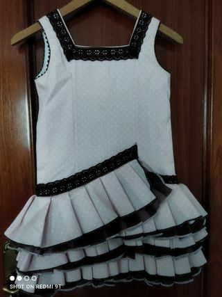 Vestido Flamenca Infantil Lunares