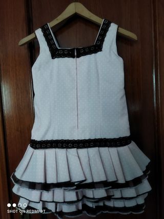 Vestido Flamenca Infantil Lunares