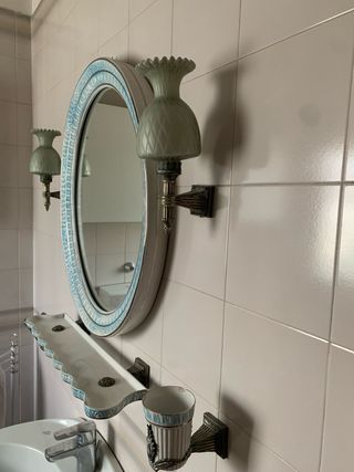 Set da Bagno Capodimonte Vintage