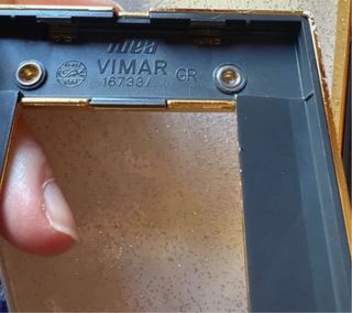 Placche per luci oro metallo