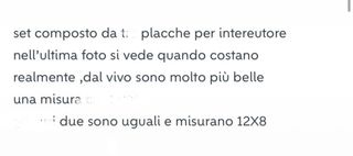 Placche per luci oro metallo