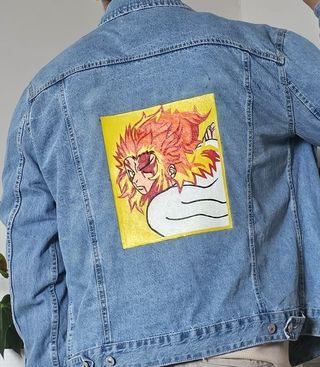 Cazadora vaquera Rengoku Kimetsu no Yaiba