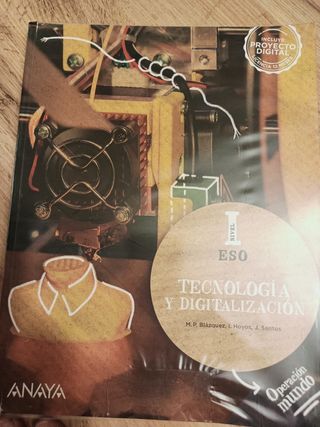 Libro de Tecnología I nivel Anaya