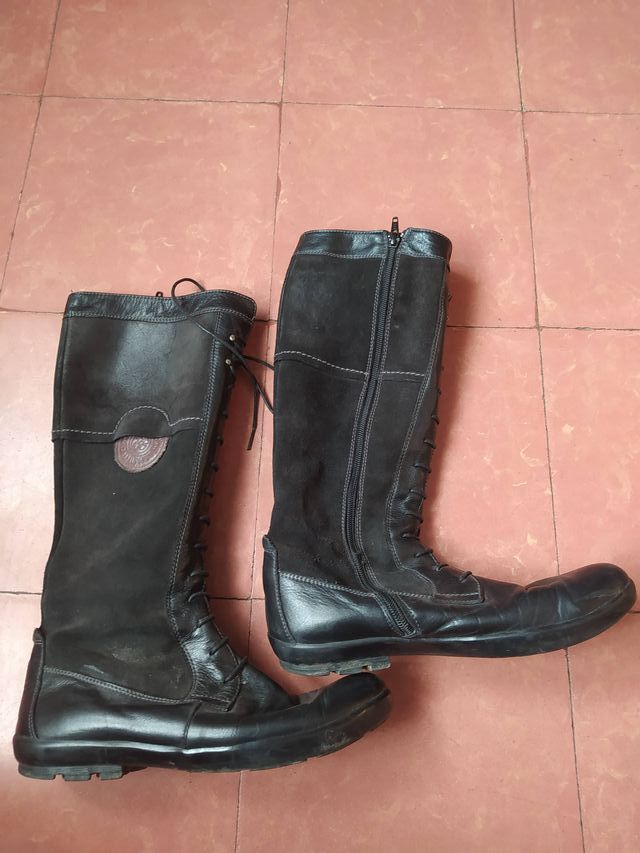 Botas Hispanitas Casual Spor Mujer Negras