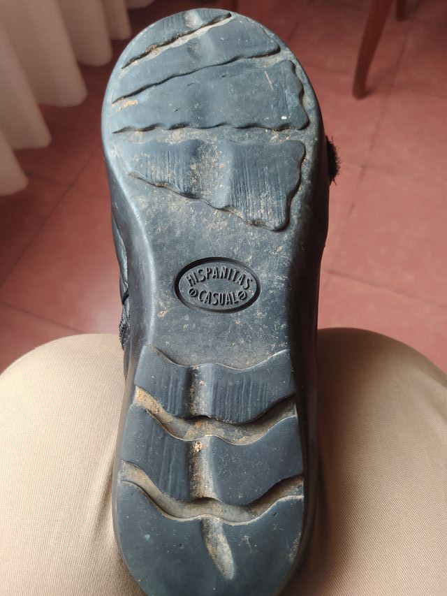 Botas Hispanitas Casual Spor Mujer Negras