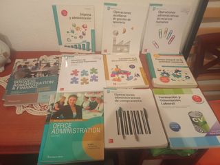 Vendo libros de grado medio y superior