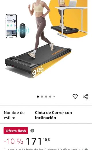 Cinta de correr plegable Hometro