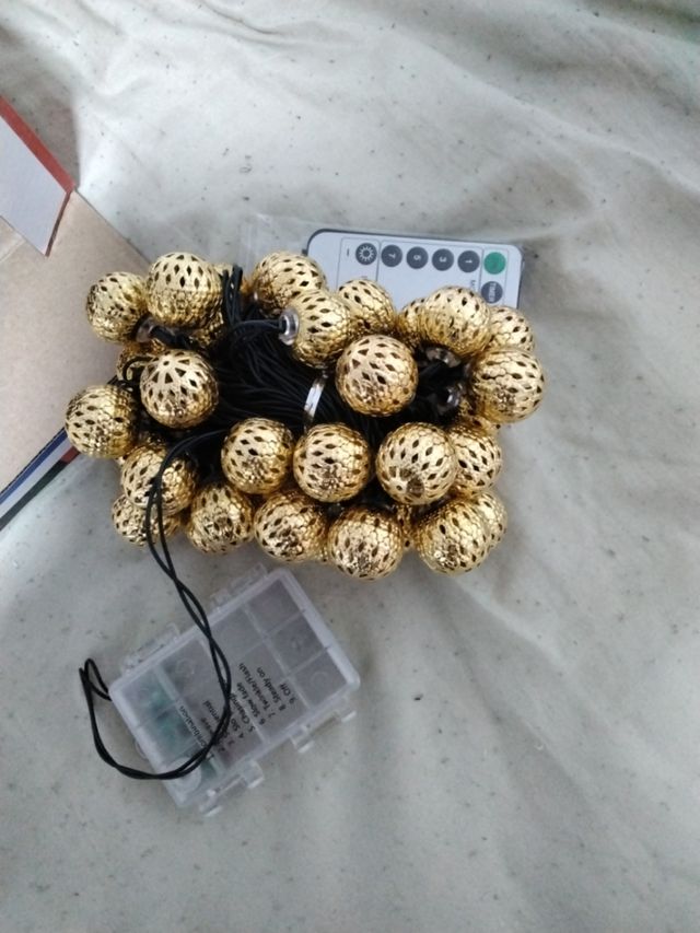 Luci LED decorative dorate