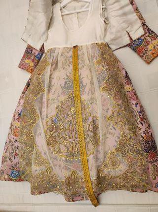 Traje Fallera rosa Talla 2-4 años