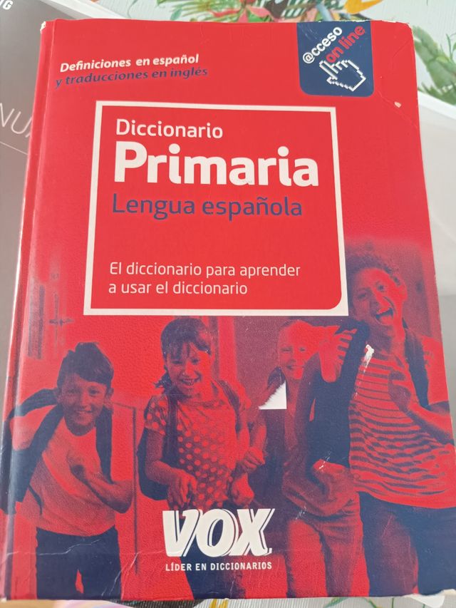 Diccionario primaria lengua española