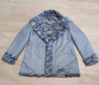 Chaquetón reversible piel sintética señora 