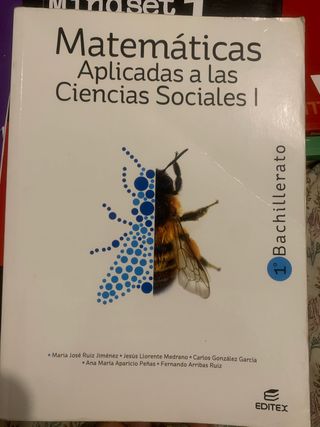 Matemáticas aplicadas a las Ciencias Sociales I...