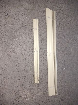 Persianas venecianas beige (2 unidades)