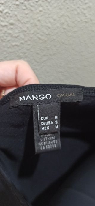 Blusa Mango encaje calado talla M