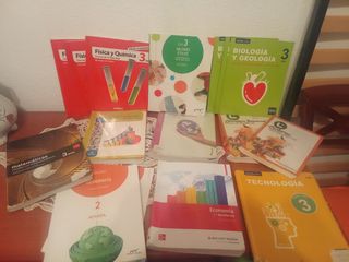 Vendo libros de la ESO y de bachillerato.