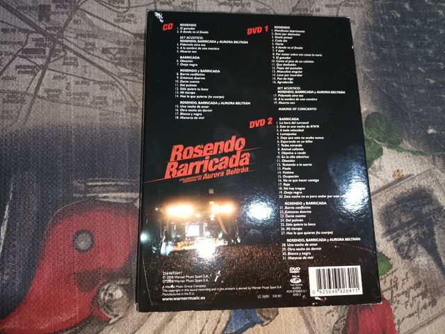 DVD Rosendo Barricada Concierto Madrid