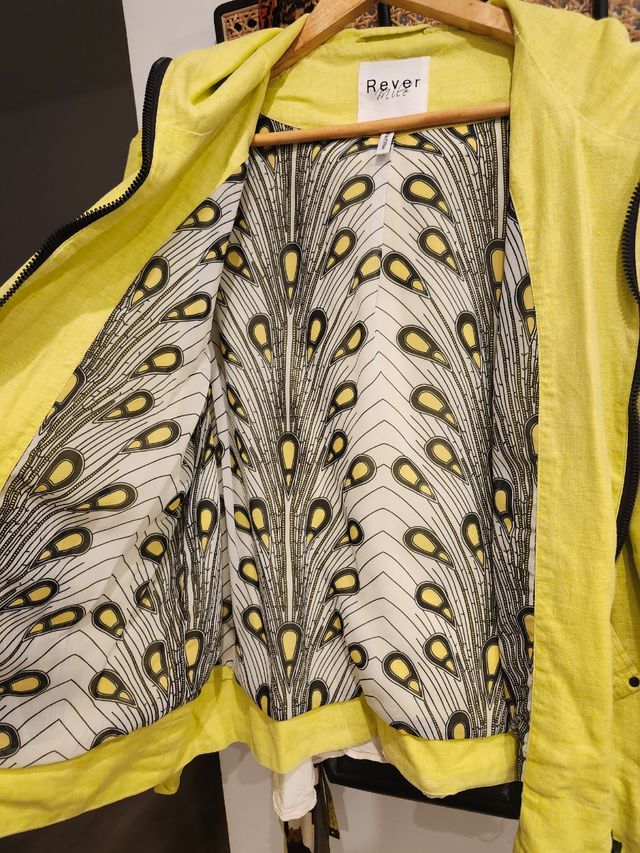 Parka Rever Paris amarilla
