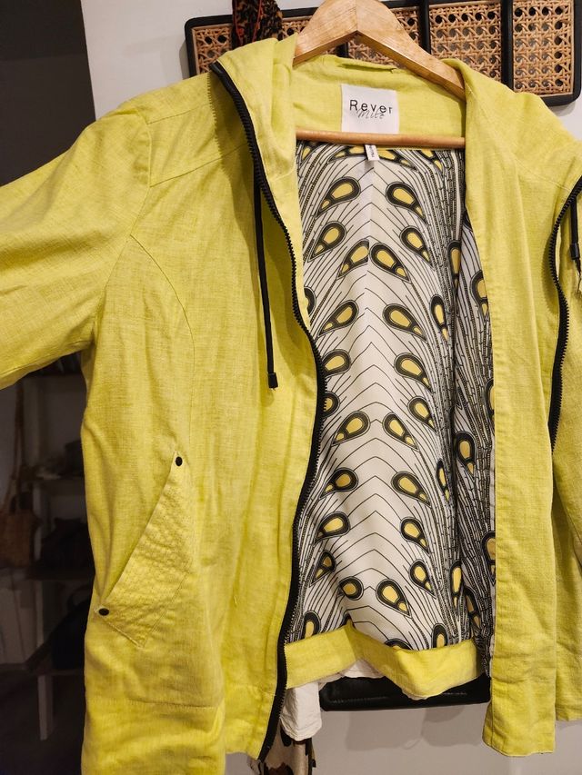 Parka Rever Paris amarilla