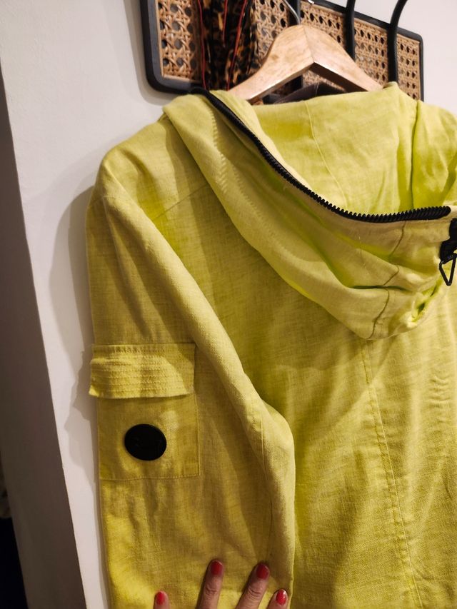 Parka Rever Paris amarilla